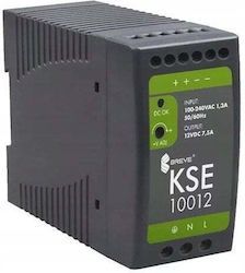 Kse 10012p 230 12v Dc 7.5a Switching Power Supply Din Rail Uzas 85-264vacvac Ta70 17000-1543