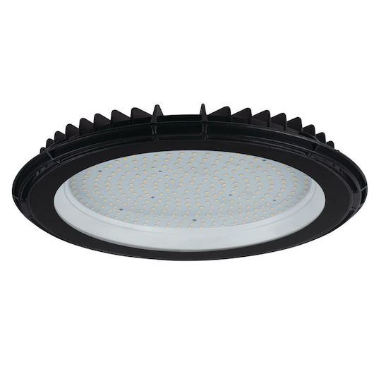 Industrial Luminaire Hb Ufo Led 200w-nw 20000lm Neutral Color 4000k 110 Ip65 Black 31407