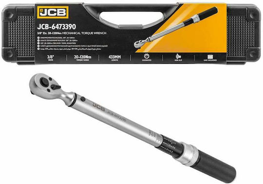 Jcb Динамометричен Ключ 3/8" 20-120nm
