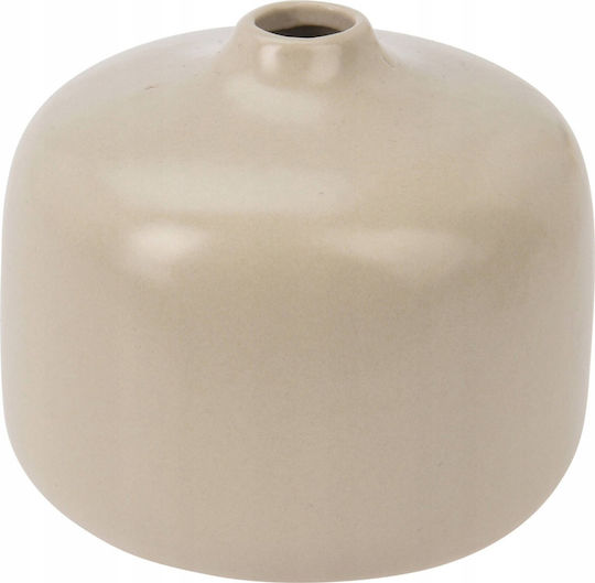 Home&Styling Collection Βάζο Πορσελάνης Μπεζ Y8.5cm