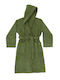 Zucchi Collection Zucchi Collection Unisex Bademantel mit Kapuze Grün