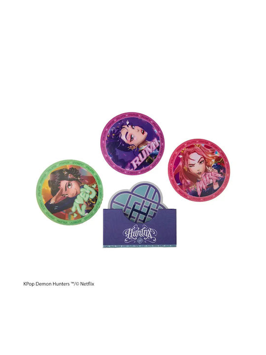 Cinereplicas Set 4 Coasters Huntr X K-pop Demon Hunters Cr4121