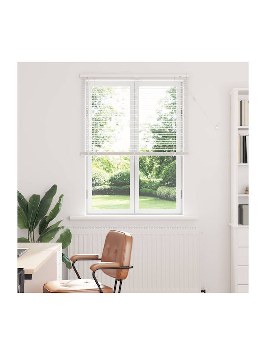 vidaXL PVC Blackout Blind in White Colour W150xH90cm