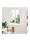 vidaXL PVC Blackout Blind in White Colour W150xH90cm