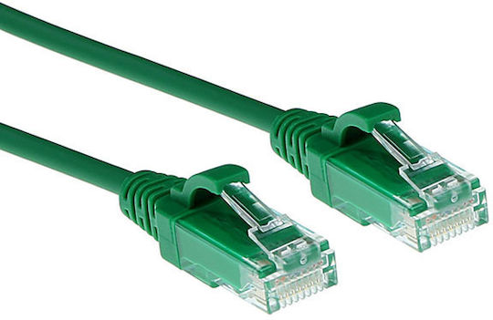 Intronics U/UTP Cat.6 (Gigabit) Καλώδιο Δικτύου Ethernet 5m Πράσινο