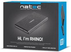 Natec Rhino-go Usb 3 Кутия за Твърд Диск 2.5" SATA III със Свързаност USB 3.0 Natec Rhino-go Usb 3 Кутия за Твърд Диск 2.5" SATA III със Свързаност USB 3.0