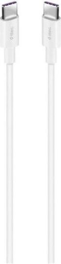 TTEC USB 2.0 Cable USB-C Male - USB-C 100W White