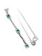 925 Silver Necklace Natural Apatites Beautiful 15