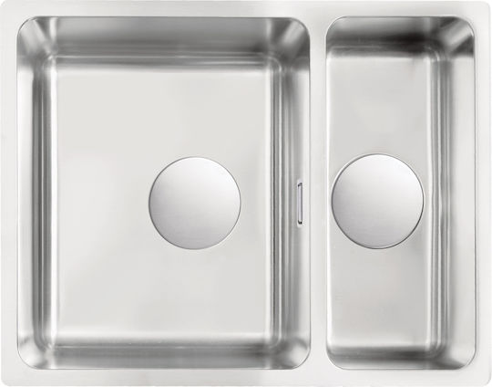 Deante ZPE_050C Υποκαθήμενος Inox Σατινέ με Μπαταρία Μ58xΠ44cm Γκρι