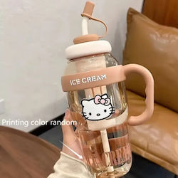 ShuShu Детска Бутилка За Вода Hello Kitty Кафява 1200ml