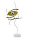 Epilekton-art 07-382 Handmade Table Decorative Eye Brass 8x22