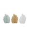 Decorative Plant-Based Aromatic Candle Leaf Shape Soy 14cm 17084 White