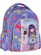 Graffiti Graffiti Schulranzen Trolley Kindergarten Flieder mit Flaschenhalter