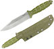 Condor Tool & Knives Army Μαχαίρι Πράσινο σε Δερμάτινη Θήκη
