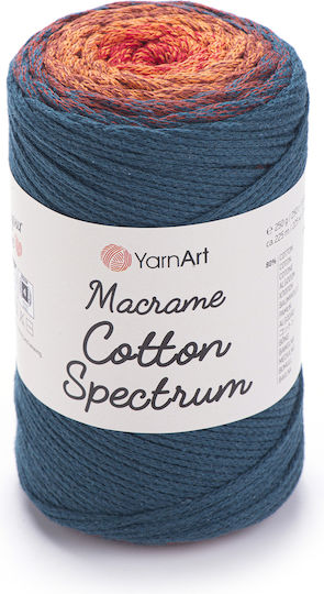 Yarn Art Cotton Knitting Yarn Macrame Spectrum Code 1317 225m 250 Gr