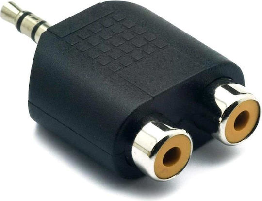G&BL Конвертор 3.5mm Мъжки в RCA 2x Женски 1 Брой 66226