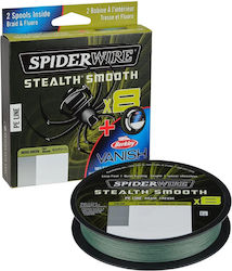 Spiderwire Stealth Smooth X8 Σκούρο Πράσινο Νήμα +fluorocarbon Leader 0,11 Χιλ 10,3 Κιλά 150 Mέτρα Fc Leader 0,30 Χιλ 5 Κιλά 50 Mέτρα
