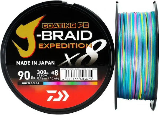 Daiwa J Braid Expedition X8 300m 0.28mm 0.28mm