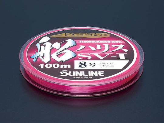 Sunline Azeero Fune Sv-1 Fluorocarbon 0.285mm 100m