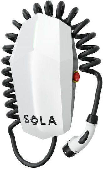Afore Sola Wandmontierter Einphasiger Elektroauto-Ladestation 7.4kW mit Integriertem Kabel Type 2