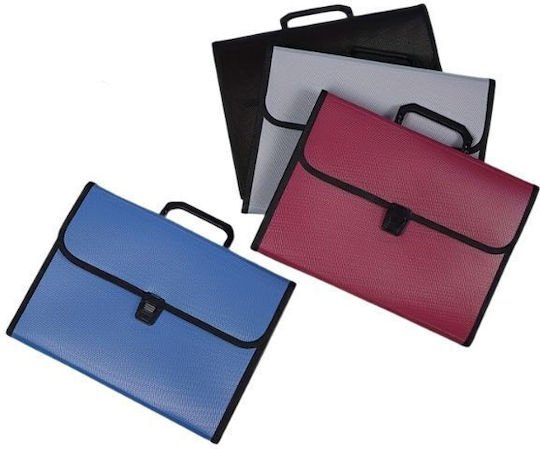 Cutie Pentru Fișiere 12 Locuri Cu Buton Și Mâner 4 Culori 33x25x3cm