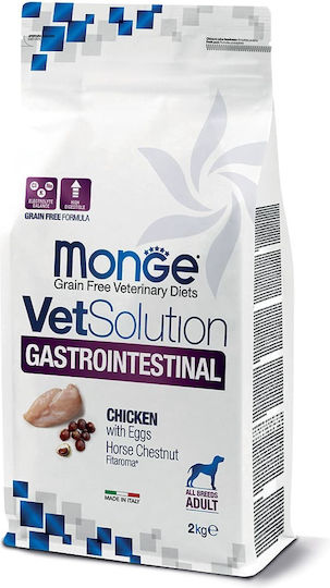 Monge Vet Solution 2kg Dry Food for Adult Dogs with Meat Chicken Potatoes Salmon Fish Duck and Vegetables