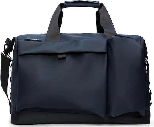Rains Weekend Bag W3 Σακ Βουαγιάζ Πλάτης 51lt Μπλε από Δερματίνη