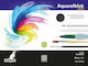 Watercolour Pad Black 24 x 32cm 300gr 16 Sheets Kangaro