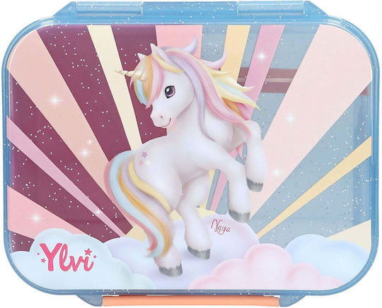 Ylvi Lunchbox Sugar Pop Πλαστικό Παιδικό Δοχείο Φαγητού Διάφανο