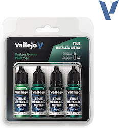 Vallejo True Metallic Metal Set 77257 Dusken Green Vallejo True Metallic Metal Set 77257 Dusken Green