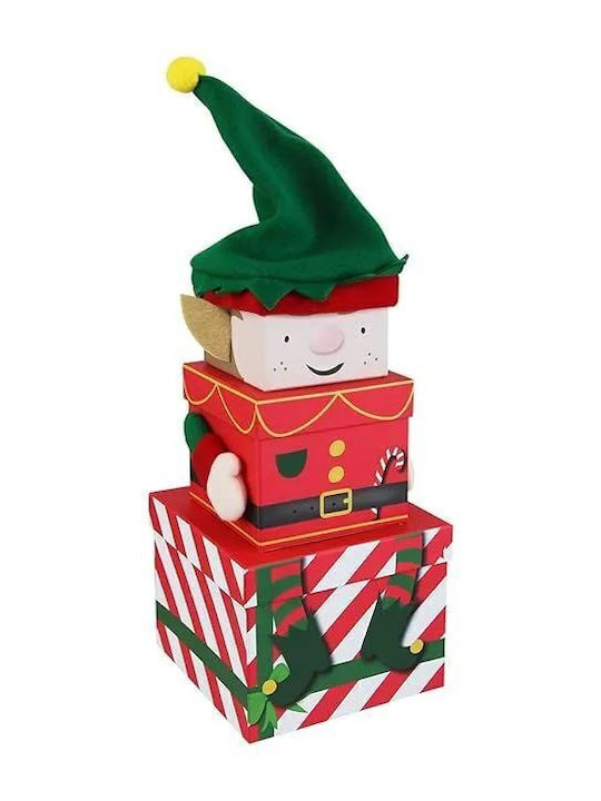 Set Christmas Boxes Eurowrap Christmas Elf 3 Pieces