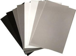 Blatt Schaumstoff Grau Schwarz 20x30cm 8 Blätter