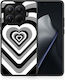 Schwarze Herzen Xiaomi 15t Pro Handyhülle