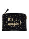 Τσαντάκι Pouch Υφασμάτινο 22x15cm Arte Bene It's Magic Σκούρο Μπλε