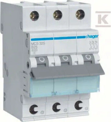 Întrerupător Mcb Power Icn=6000a 3p C 25a Quickconnect Mcs325