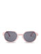 KiETLA Unbreakable Round Baby Sunglasses Pink for 1-2 Years