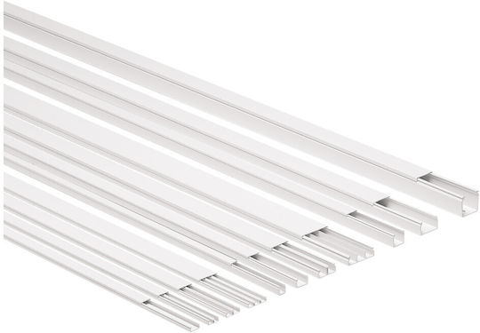 Cable Channel 2 Compartments Mc 30x10 White 2m Ecmc3010b