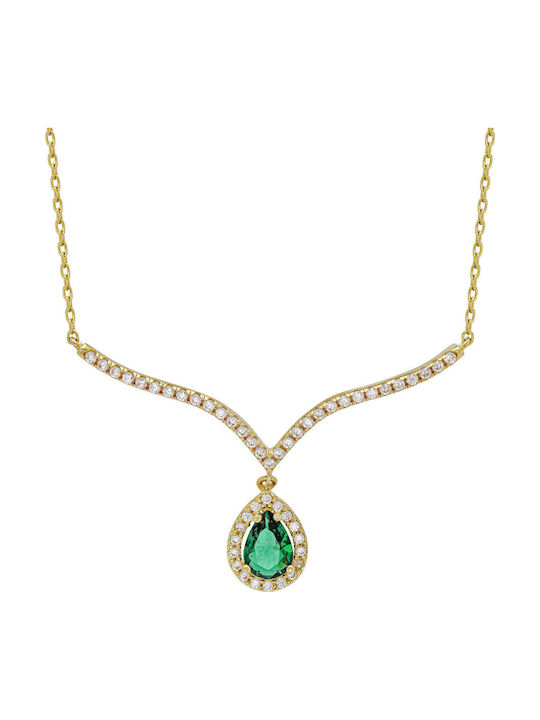 Kiriakos Gofas Necklace Made of 14K Green Gold
