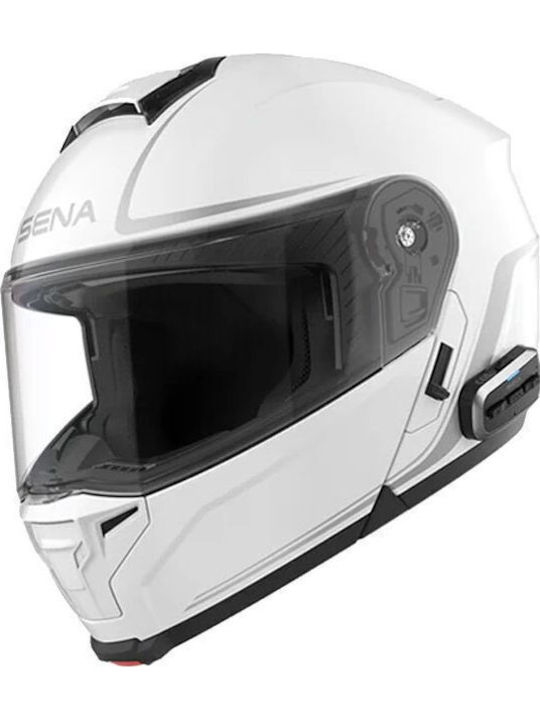 Sena Outrush 2 Glossy White Κράνος Μηχανής Full...
