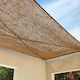 Showood Brown Shade Sail With Hoop 3x2m
