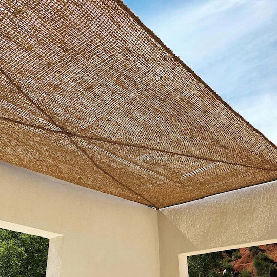 Showood Brown Shade Sail With Hoop 3x2m