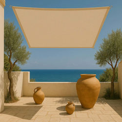 Showood Τετράγωνο Πανί Σκίασης Μπεζ 3.6x3.6m 28...