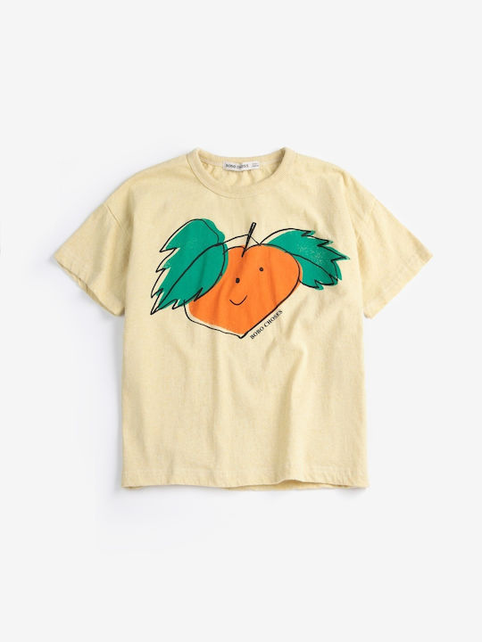 Bobo Choses Kinderoberteile T-Shirt Tangerine