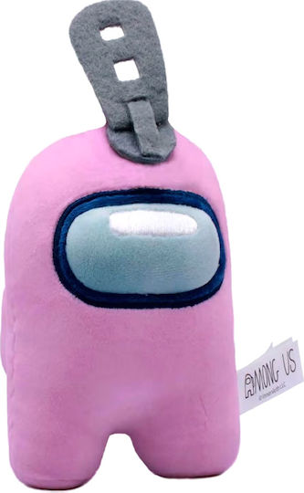 Among Us Christmas Pink Zipper Plush 15 cm