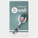 Θήκη Κάρτας Ονόματος Bwell Badge Happymeter
