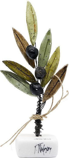 G. Niarxou Handmade Ceramic Olive Base 8x19