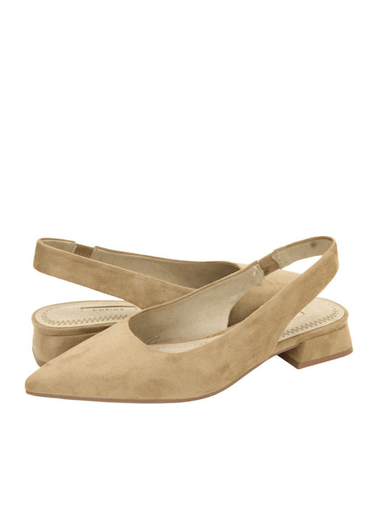 Suede Heels Brown