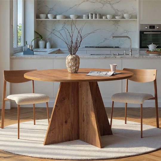 Virela Τραπεζαρίας Atlantic Pine 120x120x75εκ.