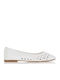 Damen Ballerinas Weiße