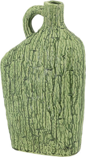 Artekko Decorative Ceramic Vase Bliss Green 21.5x10xH35cm